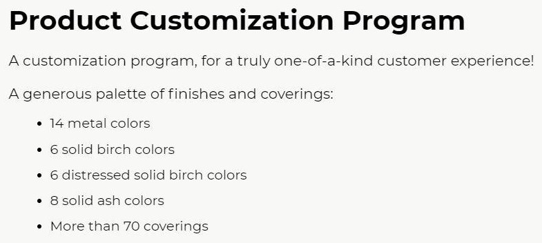 Customizable Upright Counter Stool