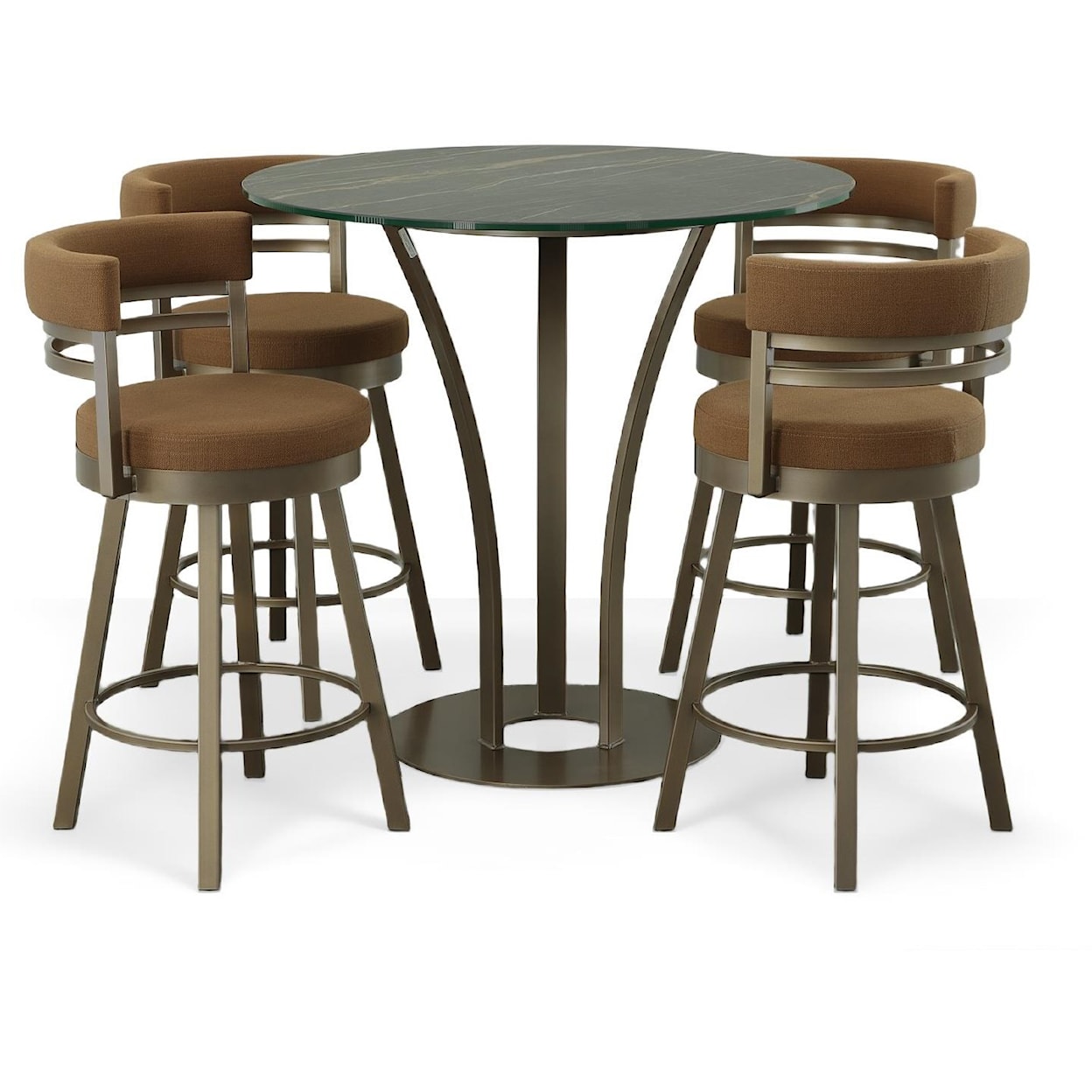 Amisco Industrial Counter Height Dining Set