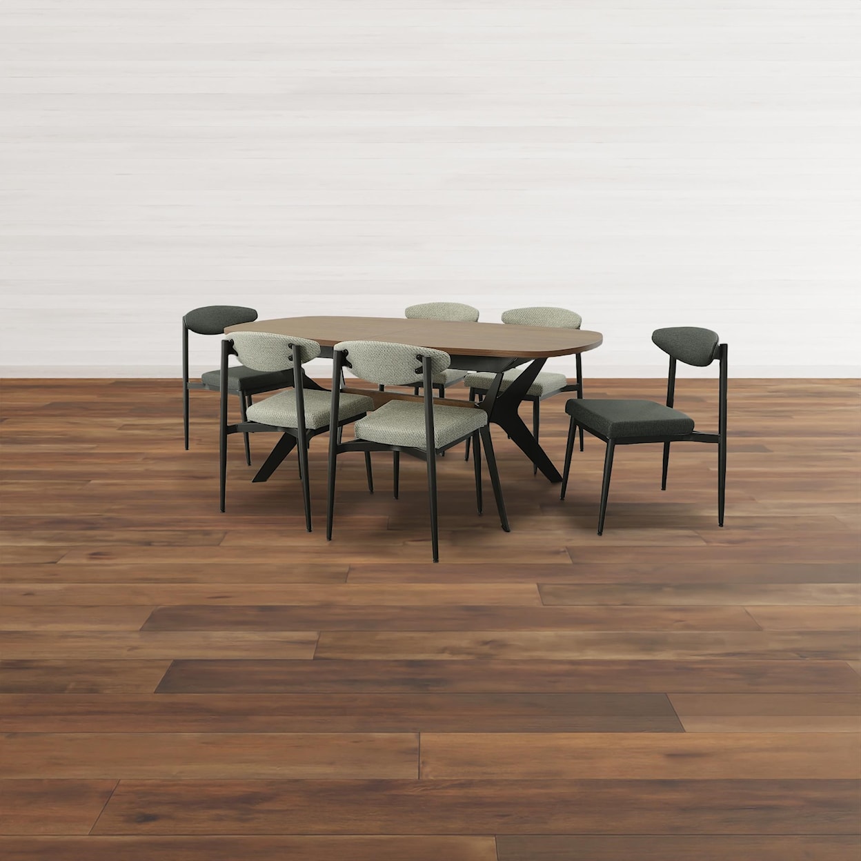 Amisco Industrial 7 PC Dining Group