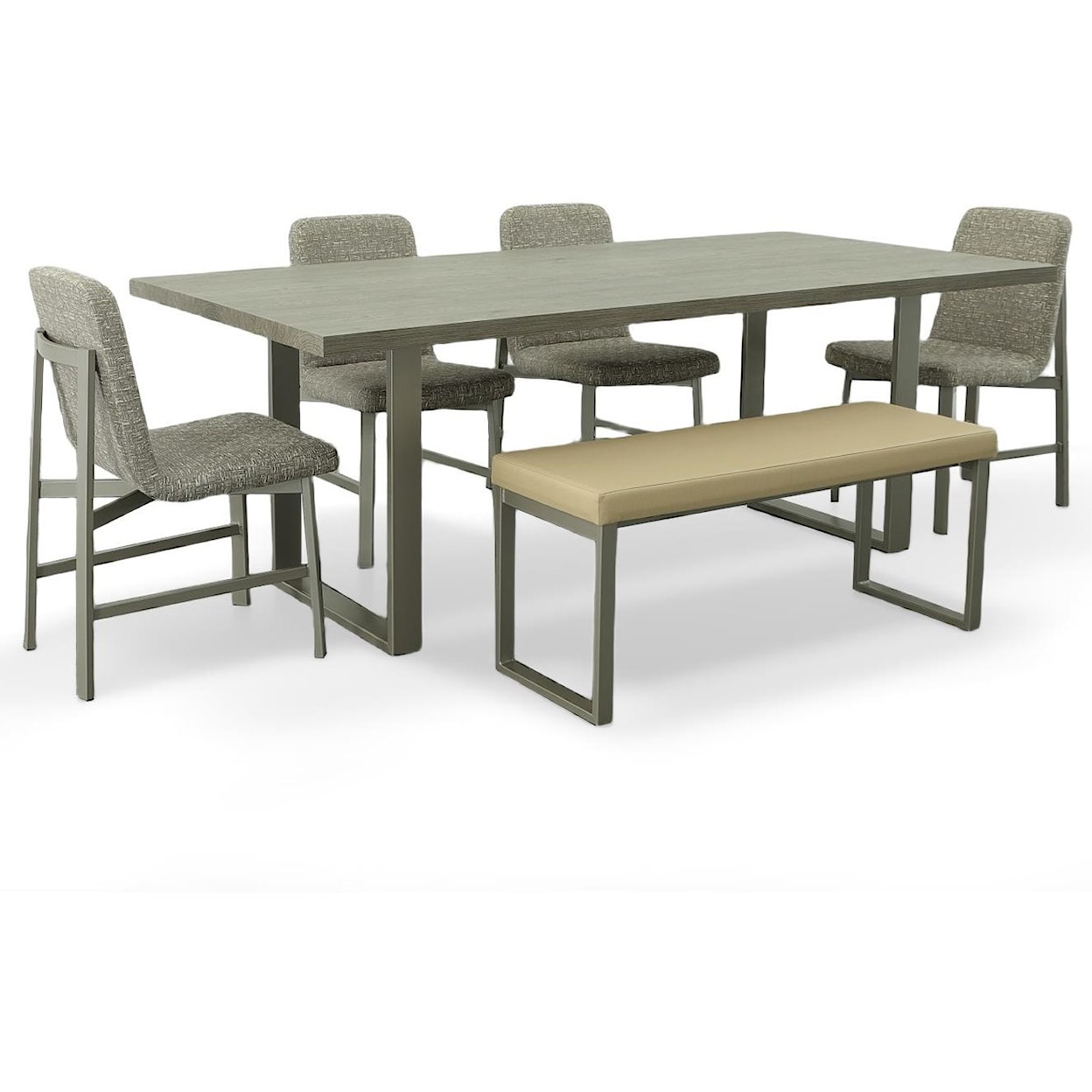 Amisco Industrial 6 PC Dining Group