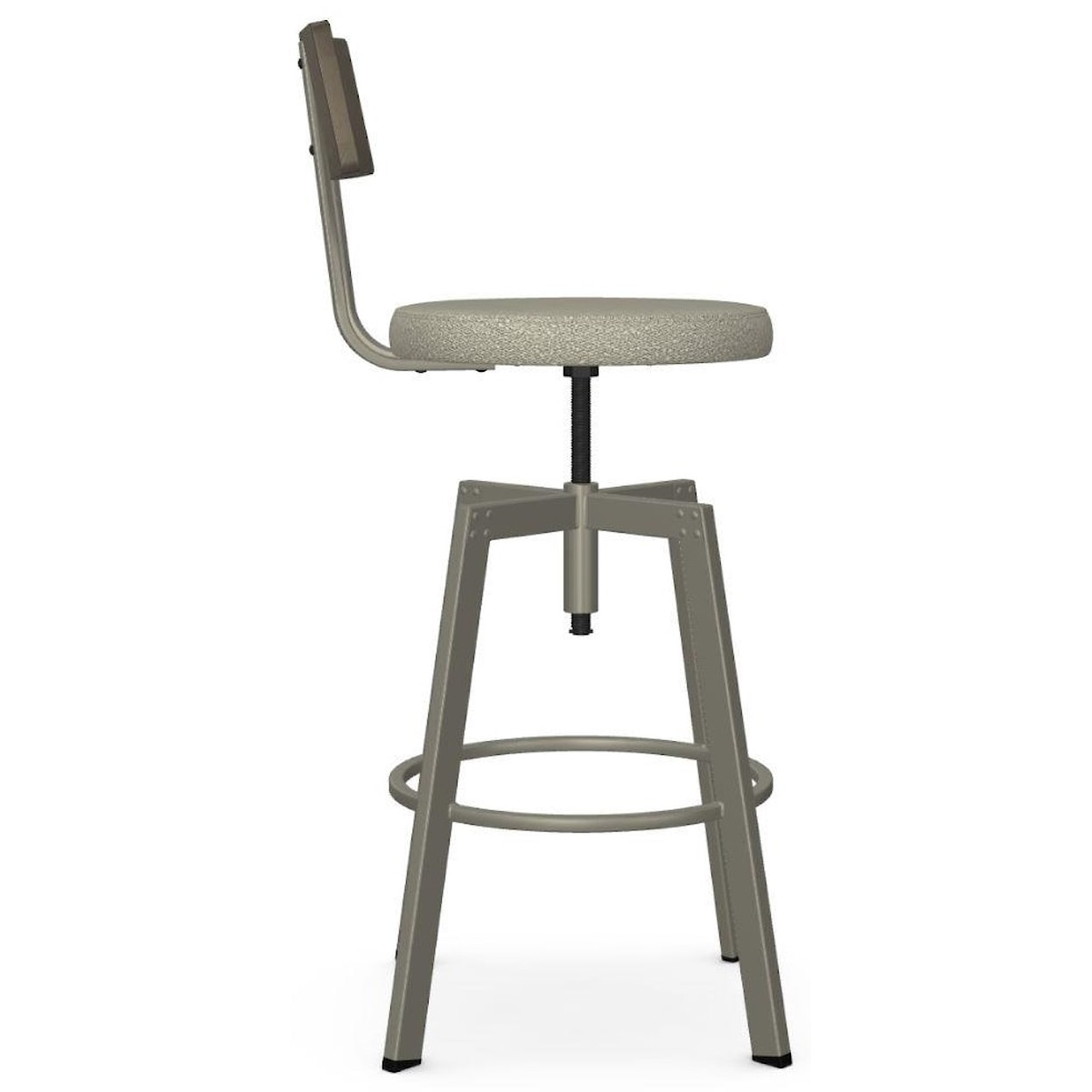 Amisco Industrial Customizable Architect Adjustable Stool