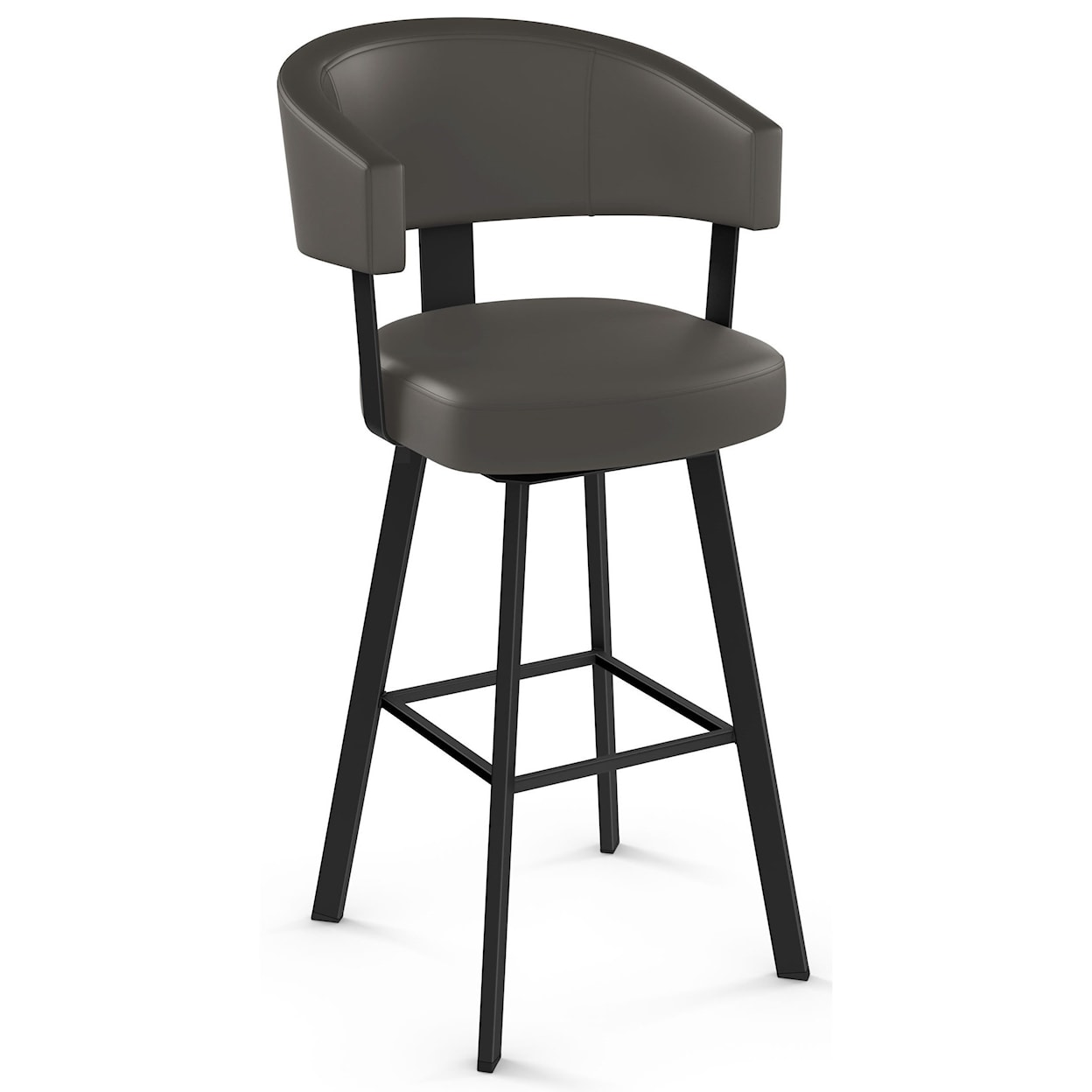 Amisco Nordic 26" Grissom Swivel Counter Stool