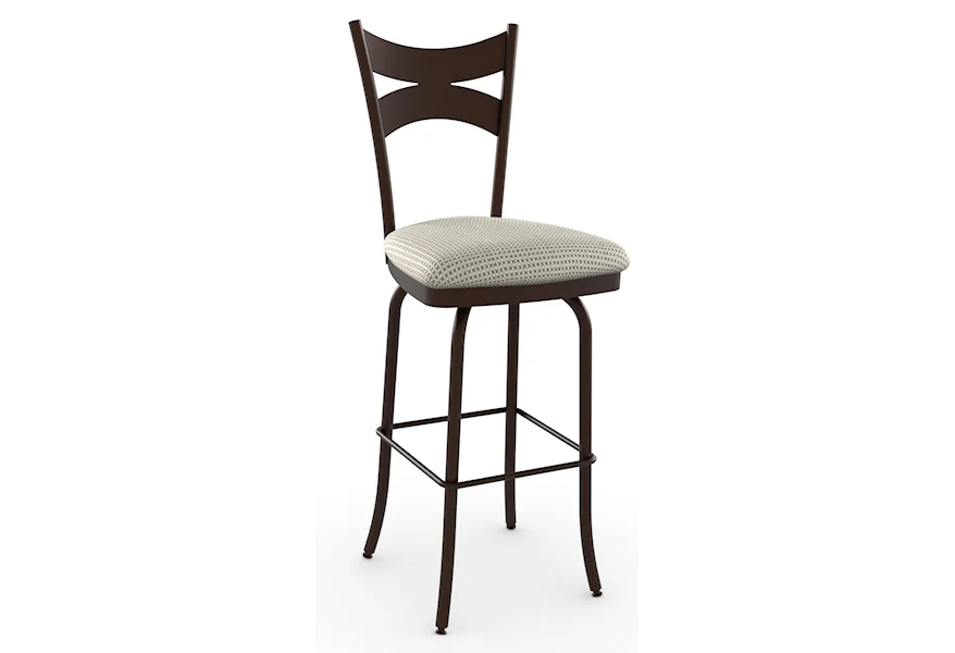 Countryside 30" Meadow Swivel Bar Stool by Amisco at Esprit Decor Home Furnishings