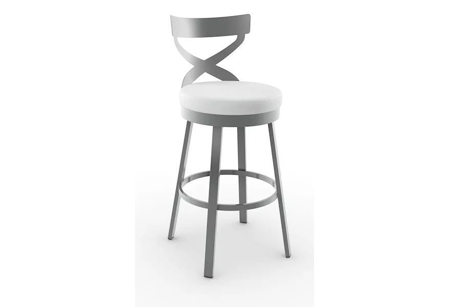 Urban Lincoln Swivel Stool by Amisco at Dinette Depot