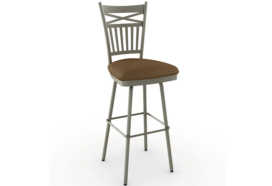Countryside 34" Garden Spectator Height Swivel Stool by Amisco at Esprit Decor Home Furnishings
