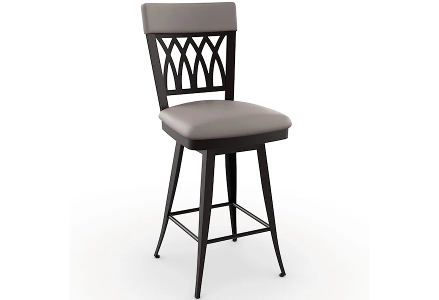 Countryside 30" Oxford Swivel Bar Stool by Amisco at Esprit Decor Home Furnishings