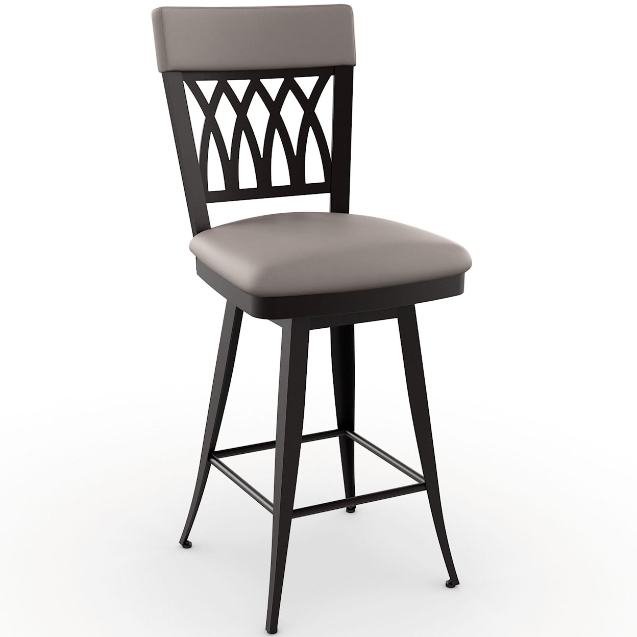 Amisco Countryside 30" Oxford Swivel Bar Stool