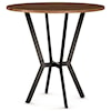 Amisco Tables Amisco Norcross Bar Table w/ Solid Wood Top