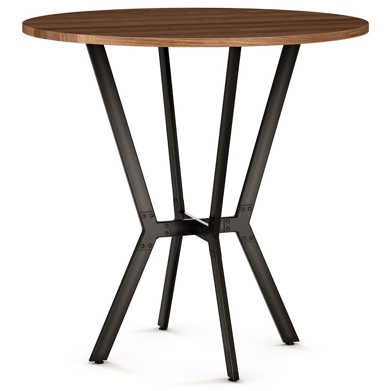 Amisco Customizable Dining Norcross Bar Table w/ Solid Wood Top