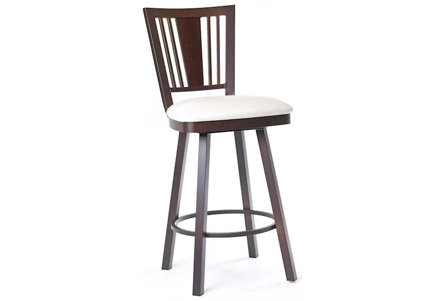 Countryside 30" Madison Swivel Bar Stool by Amisco at Esprit Decor Home Furnishings
