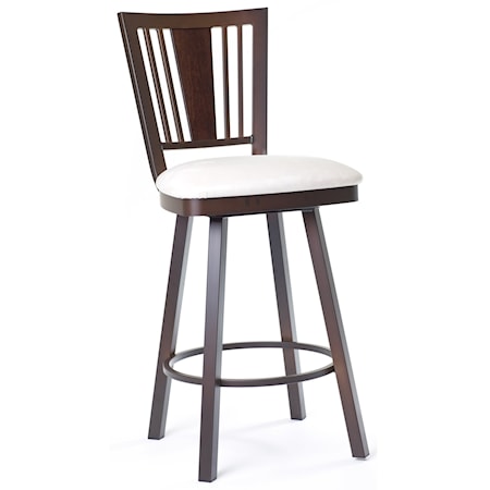 Customizable 30" Madison Swivel Bar Stool