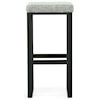 Amisco Urban 30" Bar Height Aaron Stool (Cushion)