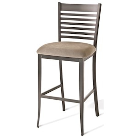 30" Edwin Stool with Fabric Seat
