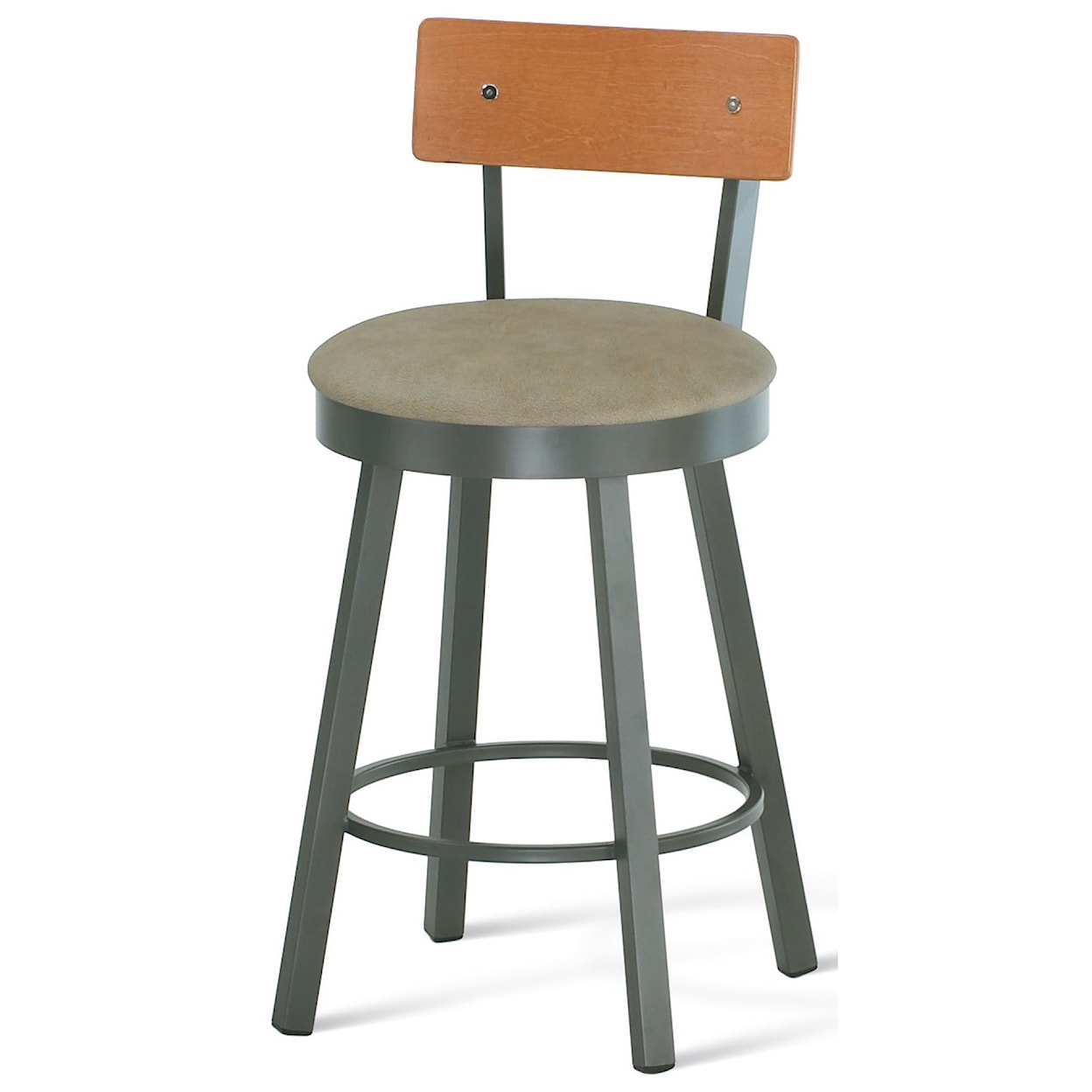 Amisco Urban 26" Lauren Swivel Counter Stool