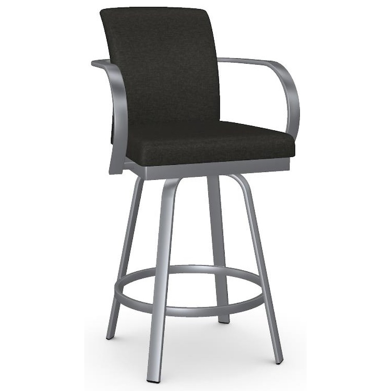 Amisco Urban Customizable Lance Swivel Counter Stool