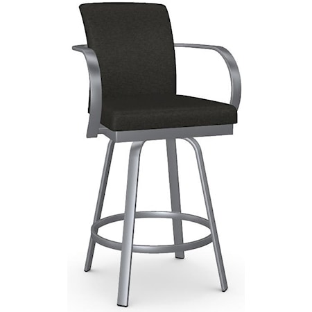 Customizable Lance Swivel Counter Stool