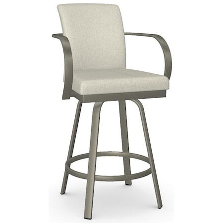 Customizable Lance Swivel Counter Stool