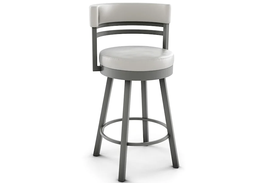 Urban 26" Counter Height Ronny Swivel Stool by Amisco at Saugerties Furniture Mart