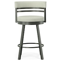 Customizable 26" Counter Height Ronny Swivel Stool