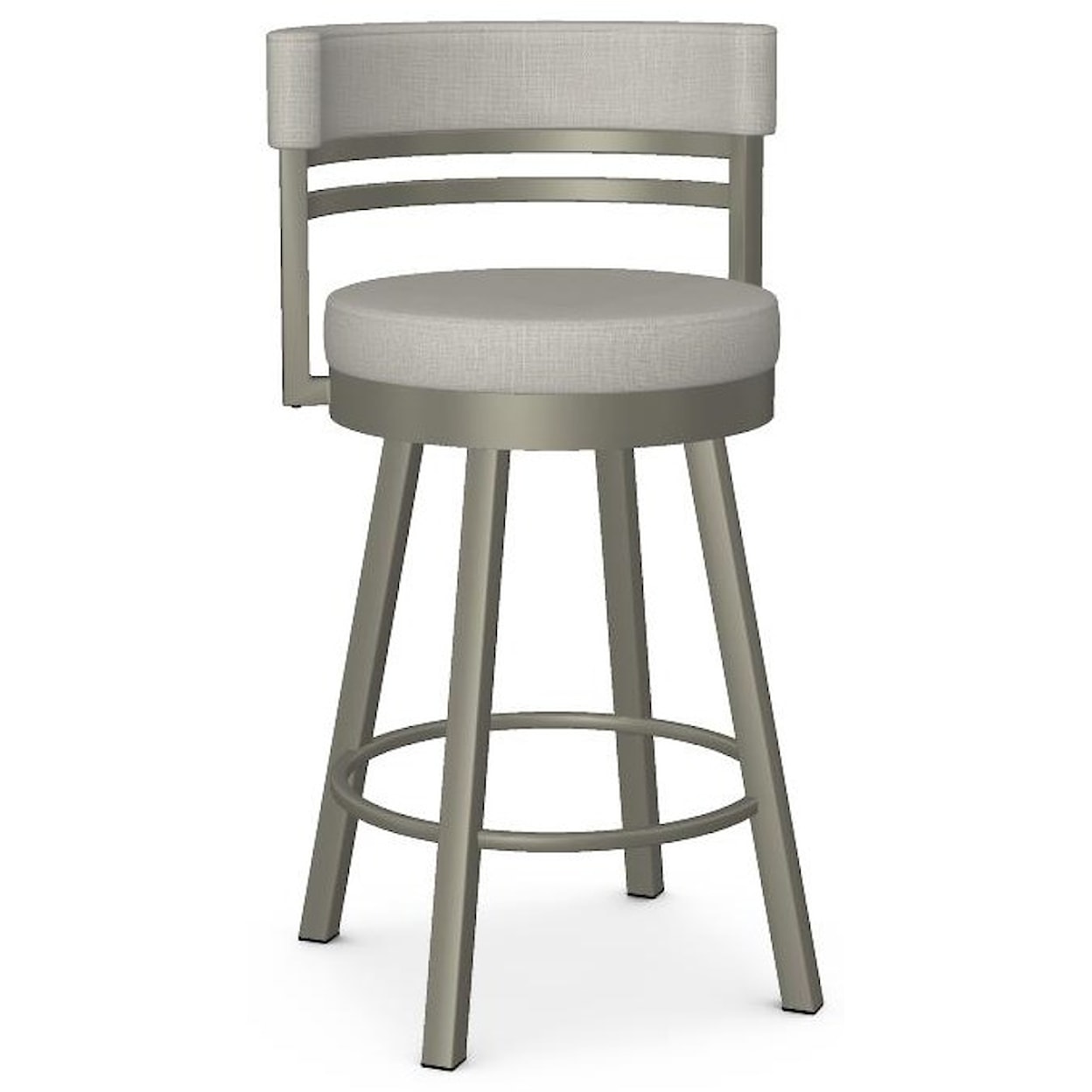 Amisco Urban Customizable Ronny Swivel Counter Stool