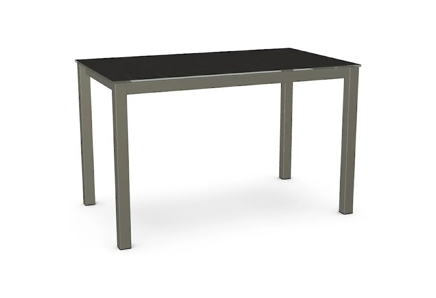 Urban Harrison Table with Starstone on Glass Top by Amisco at HomeWorld Furniture