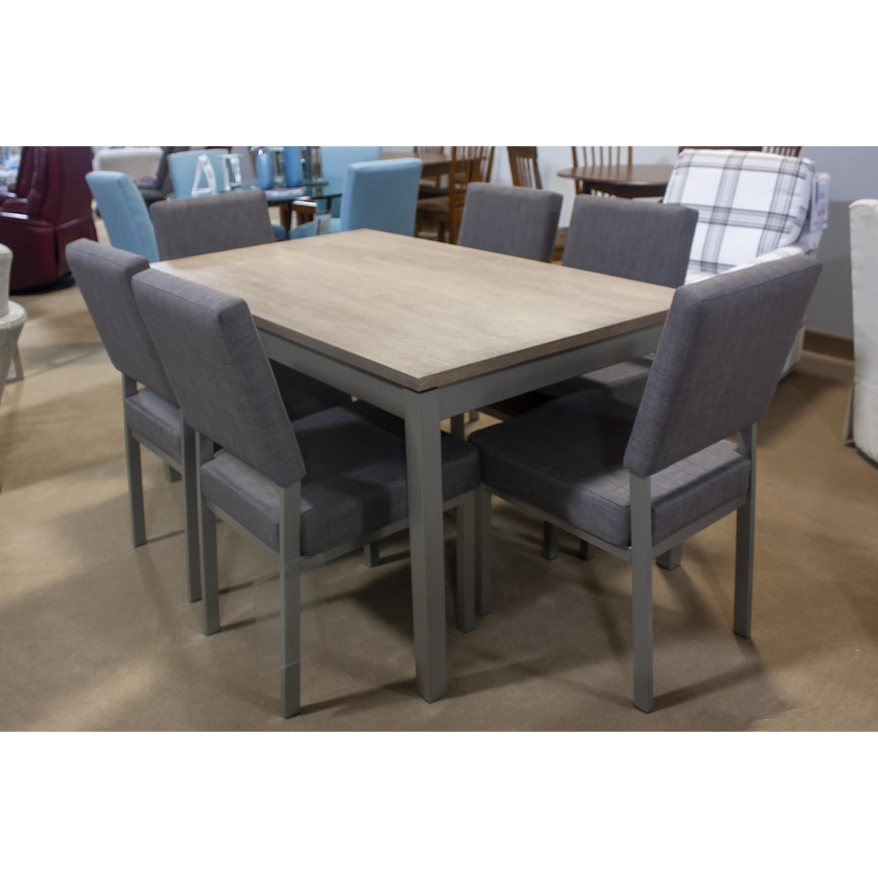 Amisco Zenith Table and 6 Chairs