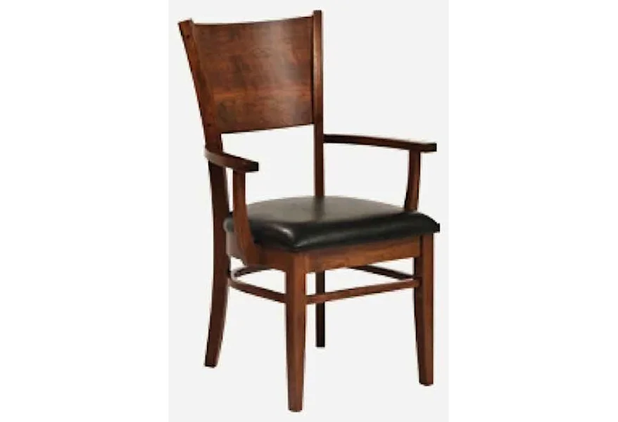 Americana Arm Chair - Leather Seat at Williams & Kay