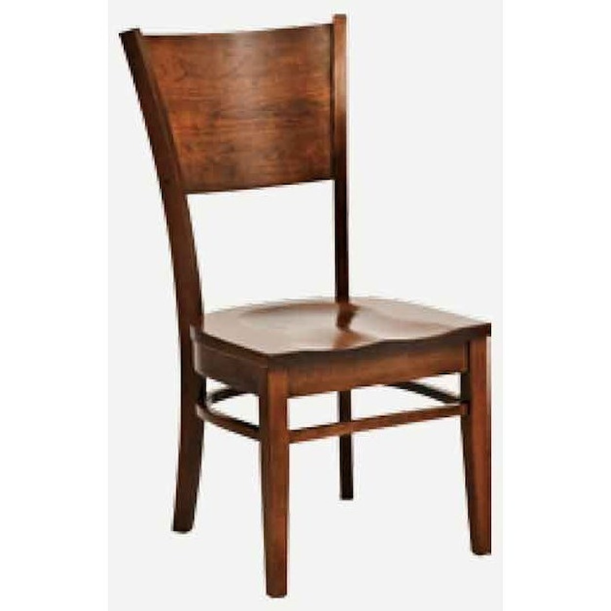 Amish Impressions by Fusion Designs Americana Side Chair - Leather Seat