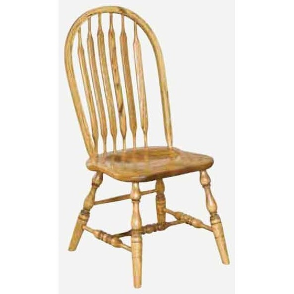 Amish Impressions by Fusion Designs Angola Customizable Solid Wood Side Chair