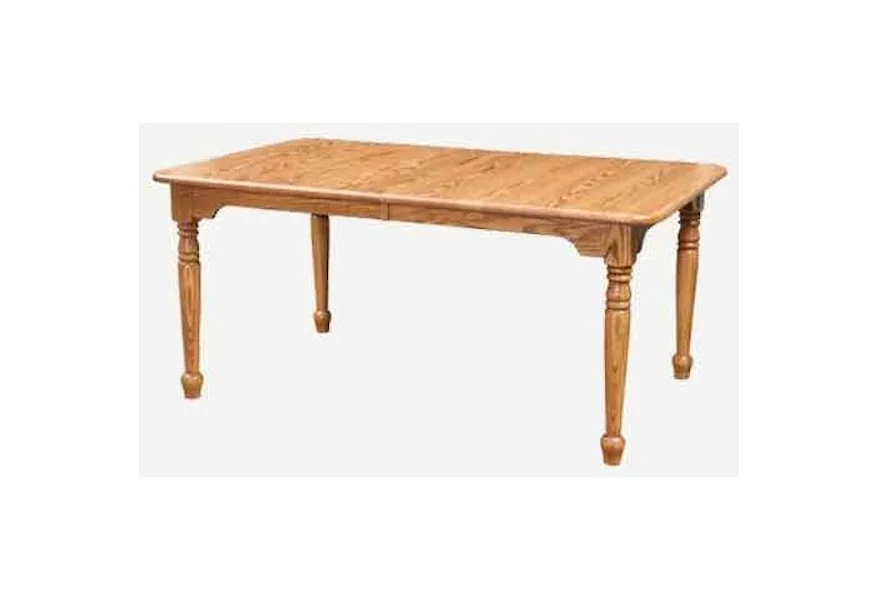 Angola Customizable Solid Wood Table by Amish Impressions by Fusion Designs at Virginia Furniture Market