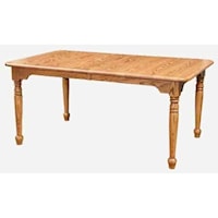 Customizable Solid Wood Rectangular Dining Table