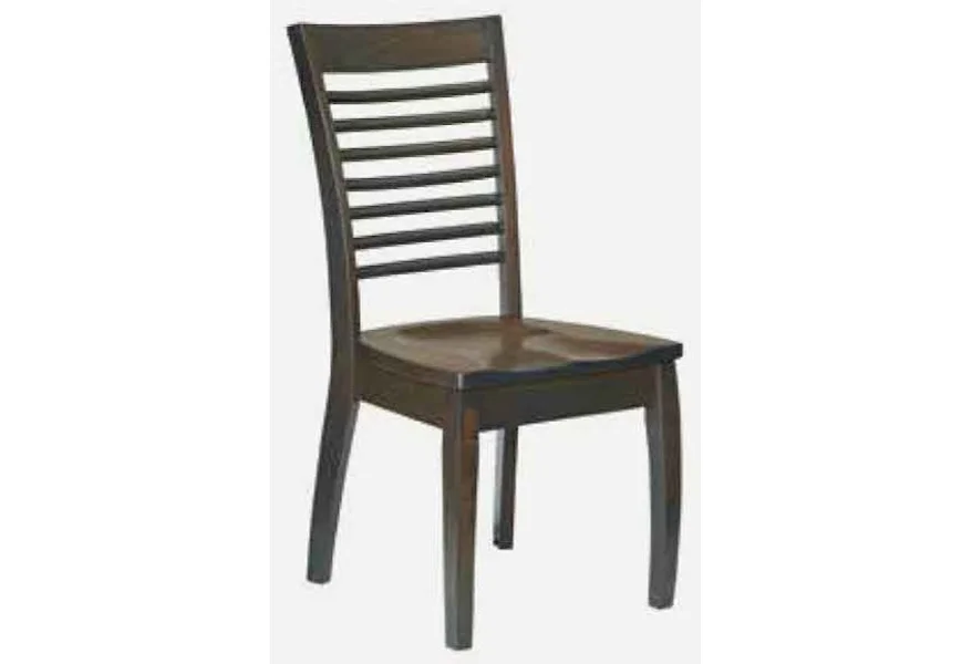 Aurora Side Chair - Wood Seat at Williams & Kay