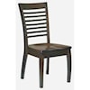 Amish Impressions by Fusion Designs Aurora Side Chair - Wood Seat