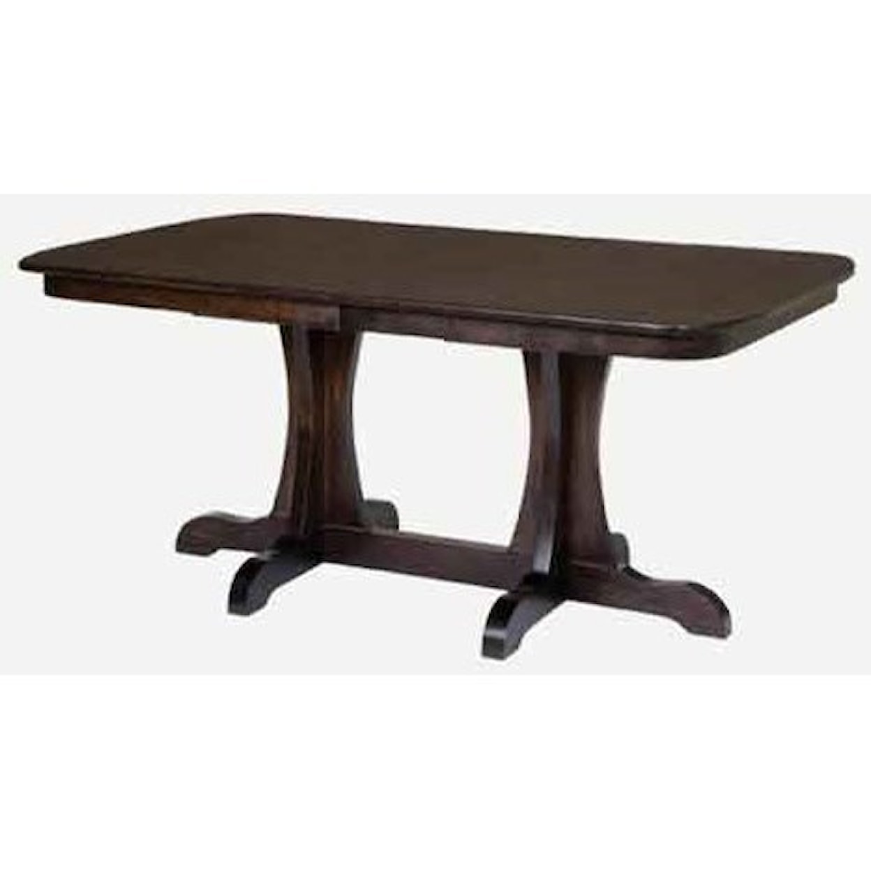 Amish Impressions by Fusion Designs Bridgeport Customizable Rectangular Dining Table
