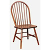 Amish Impressions by Fusion Designs Bridgeport Customizable Side Chair - Leather Seat