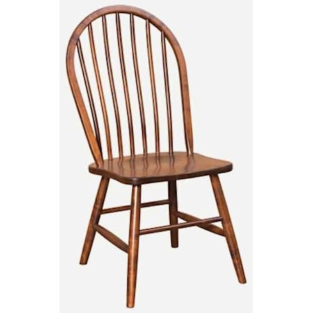 Customizable Solid Wood Side Chair - Wood Seat