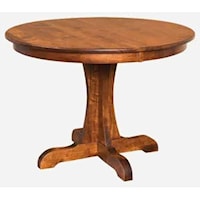 Customizable Round Solid Wood Dining Table