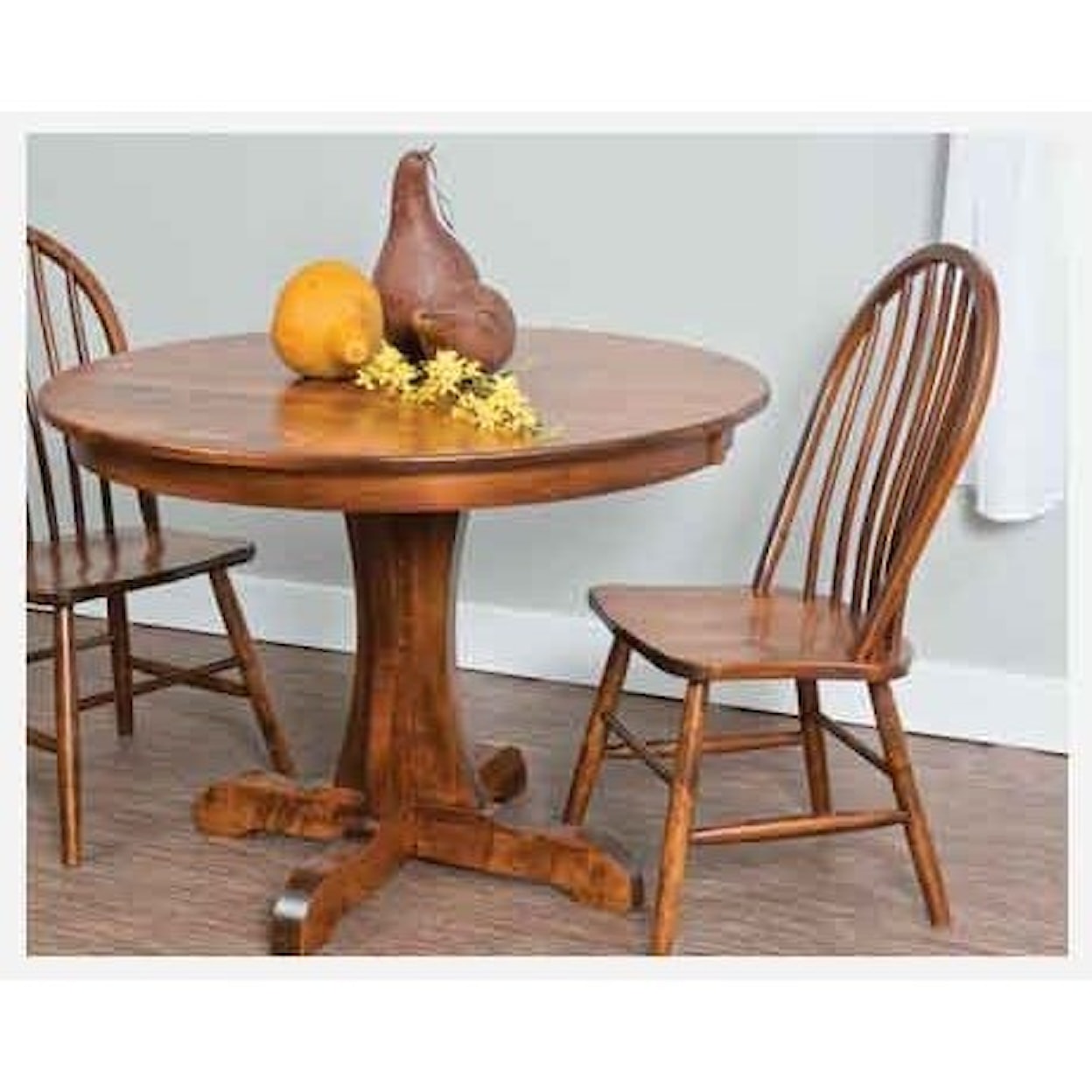 Amish Impressions by Fusion Designs Bridgeport Customizable Solid Wood Table