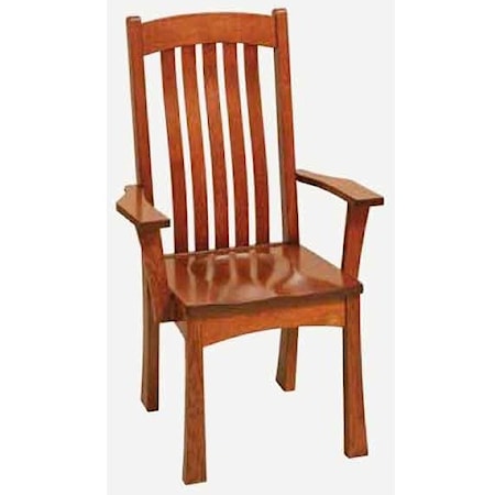 Arm Chair - Wood Seat