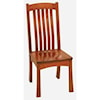 Amish Impressions by Fusion Designs Brigham Side Chair - Leather Seat