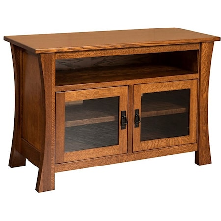 Brigham Small TV Cabinet with Adjustable Shelves