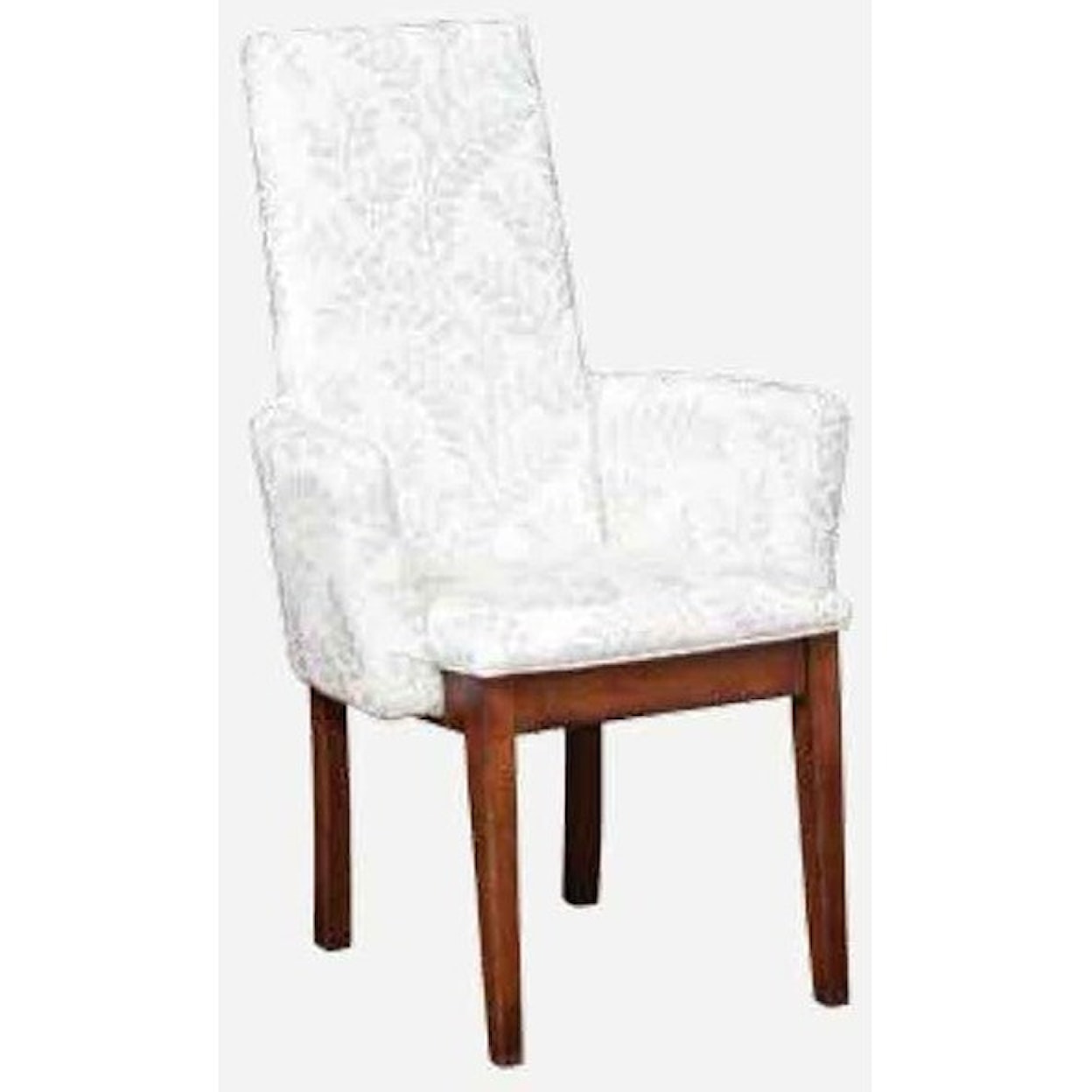 Amish Impressions by Fusion Designs Bungalow Parson Arm Chair - Fabric Seat