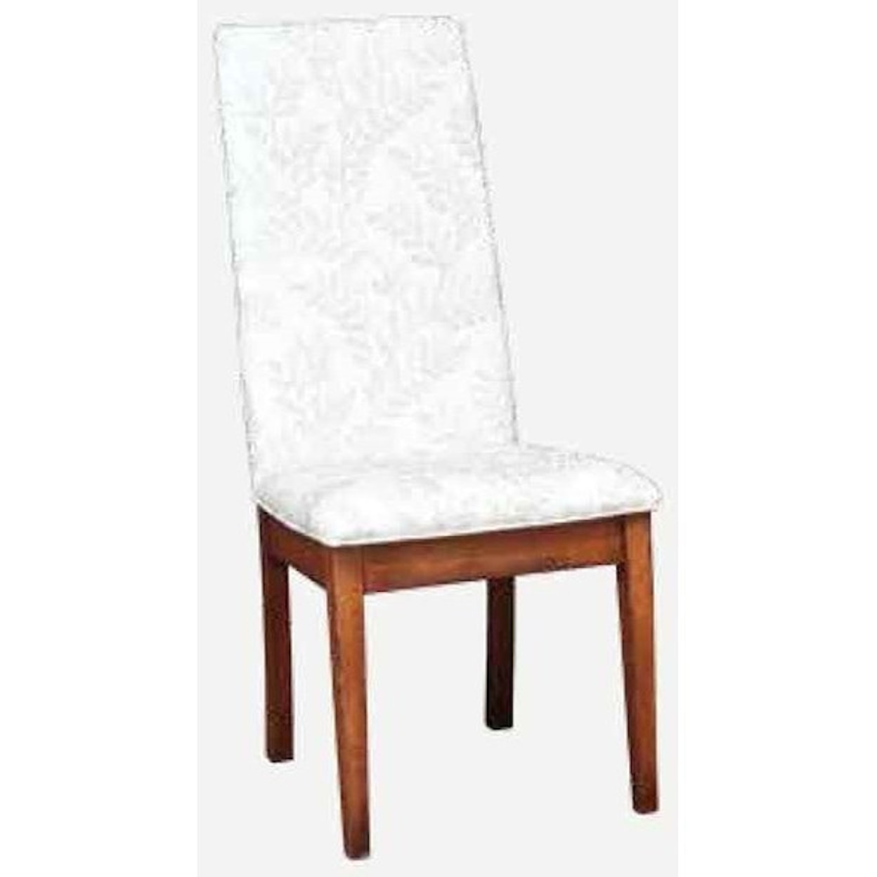 Amish Impressions by Fusion Designs Bungalow Parson Side Chair - Fabric Seat