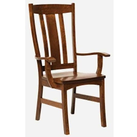 Arm Chair - Wood Seat