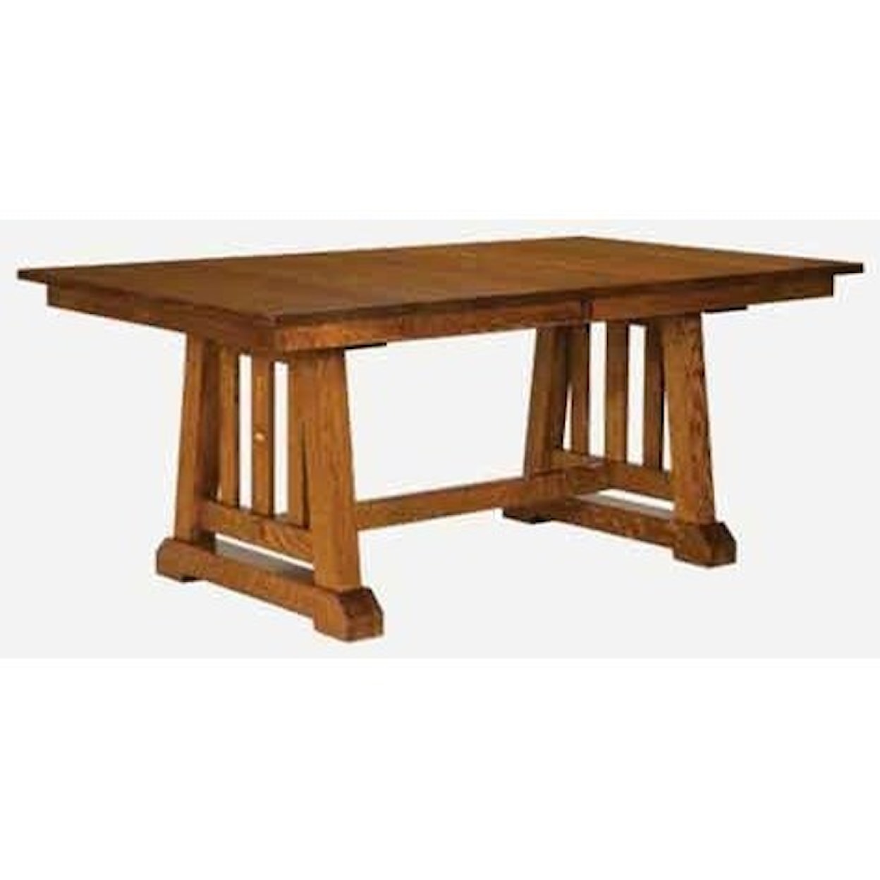 Amish Impressions by Fusion Designs Castlebrook Trestle Table