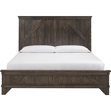 Queen Panel Farmhouse Bed