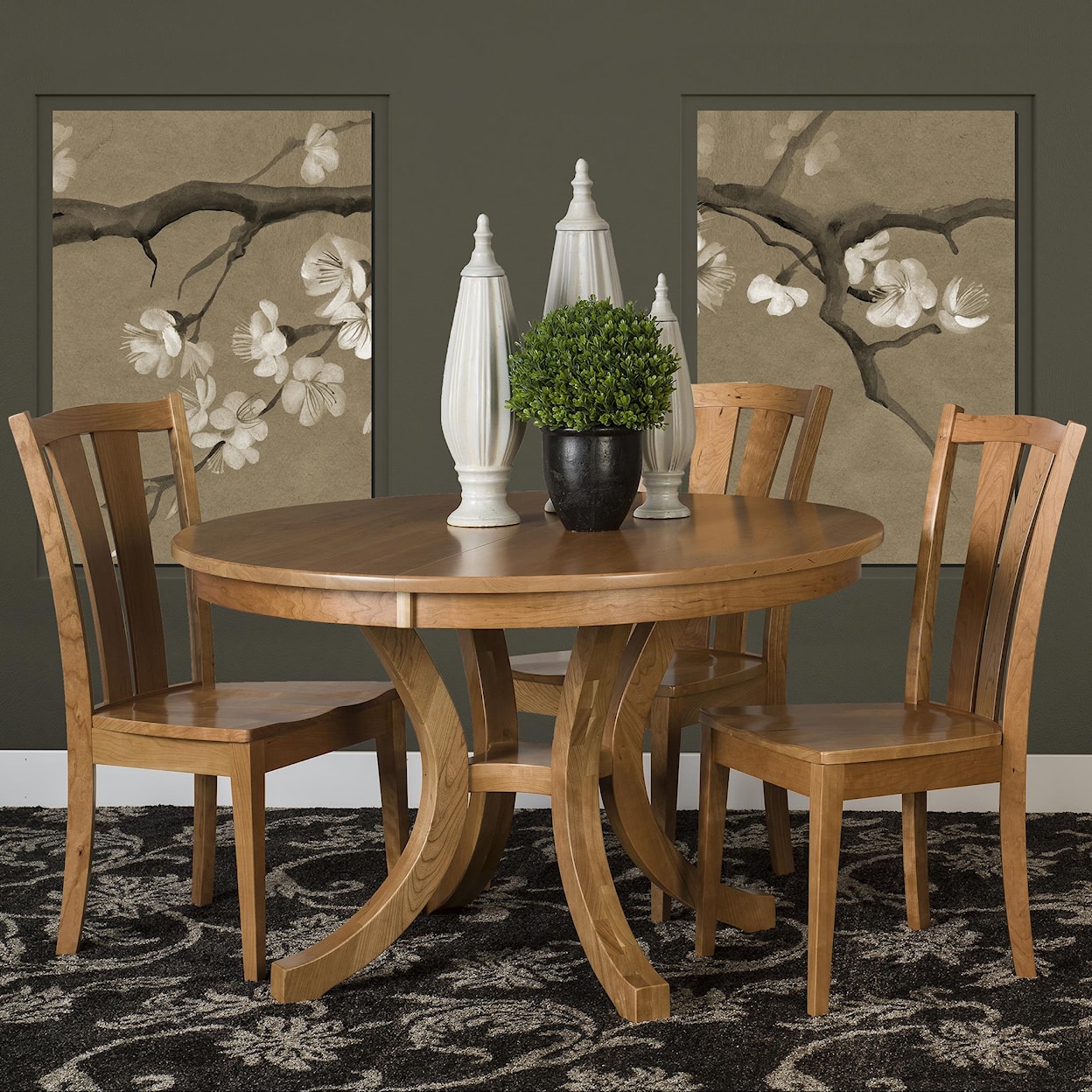 Amish Impressions by Fusion Designs Charleston 5 Piece Dining Set