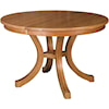Amish Impressions by Fusion Designs Charleston 54" Round Single Pedestal Table