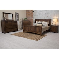 4 Piece Amish King Bedroom Group
