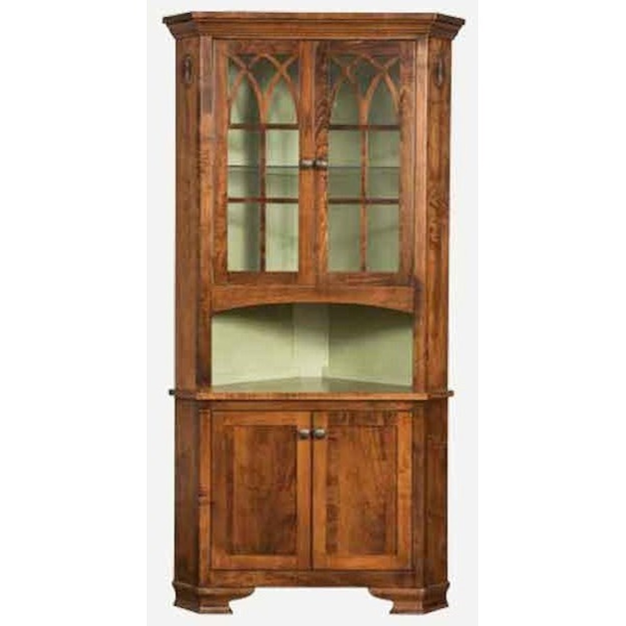 Amish Impressions by Fusion Designs Edmonton Corner Hutch